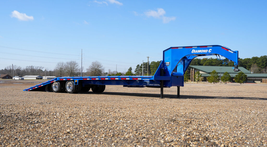Diamond C Trailer with Hydrapro actuator installed